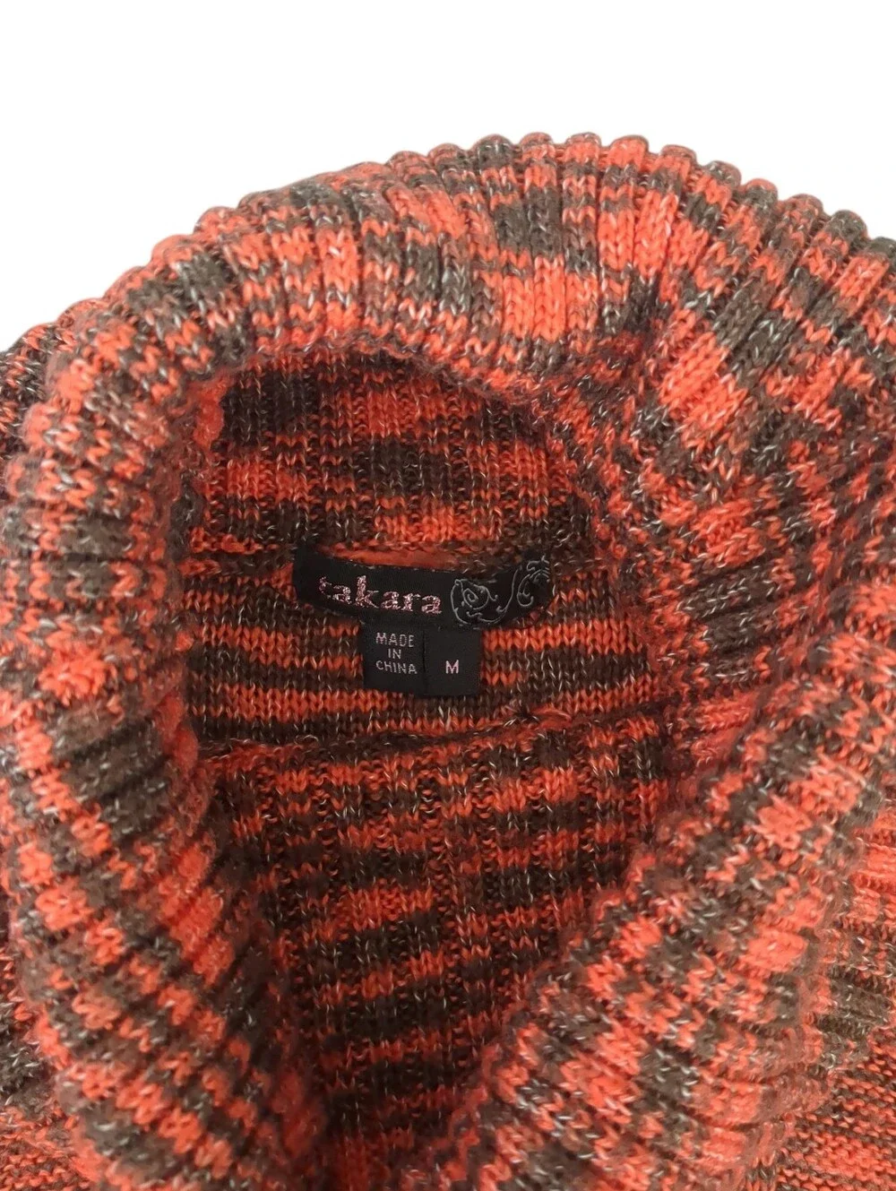 Girls Marled Knit Cowl Neck Sweater Dress (Size M)
